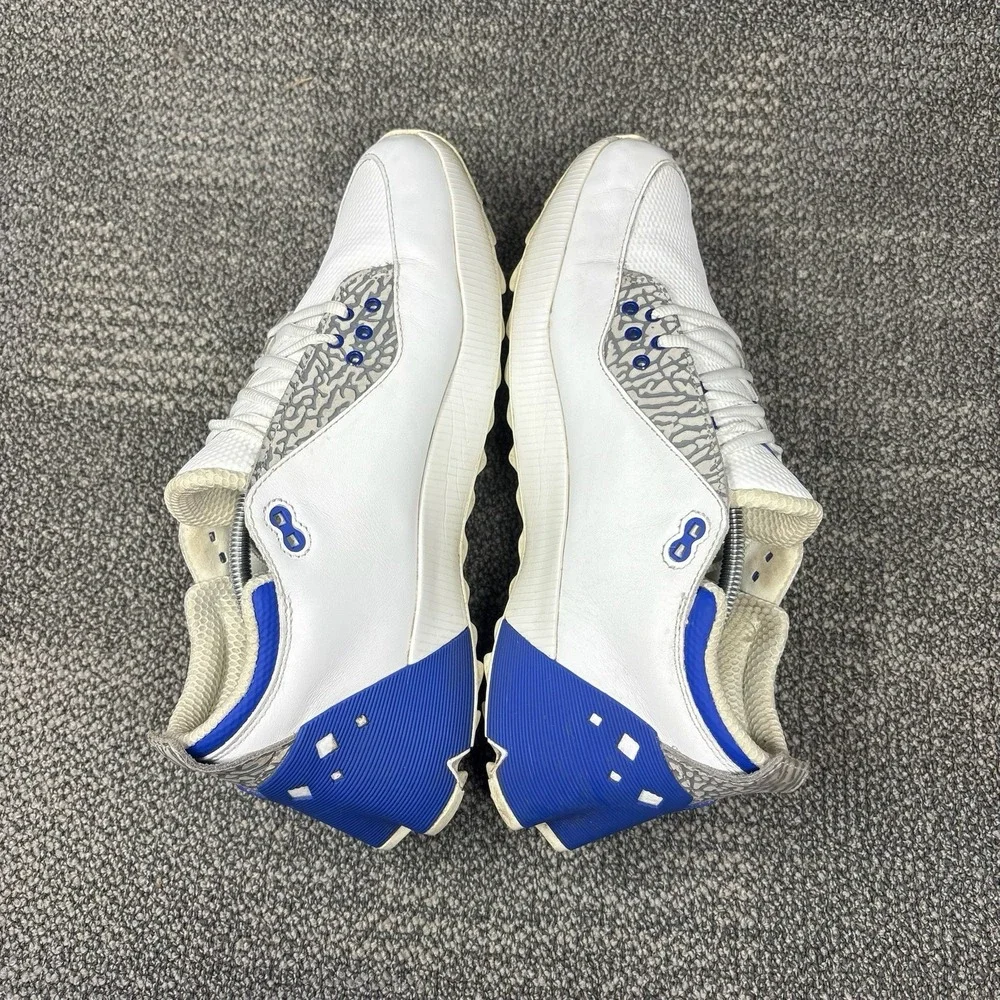 Nike Air Jordan ADG 2 Golf Shoes White Racer Blue Cement CT7812-101 Mens Sz 11.5